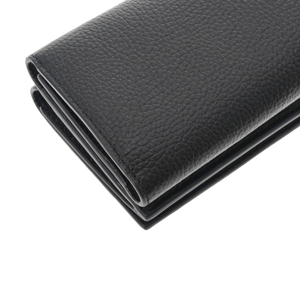 Balenciaga Cash Calfskin Compact Black fold Wallet Tri - Picture 6 of 12